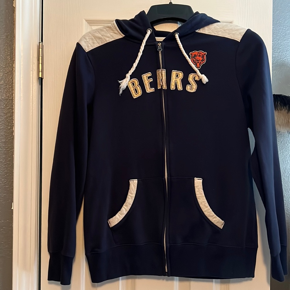 Chicago Bears front zip Hoodie